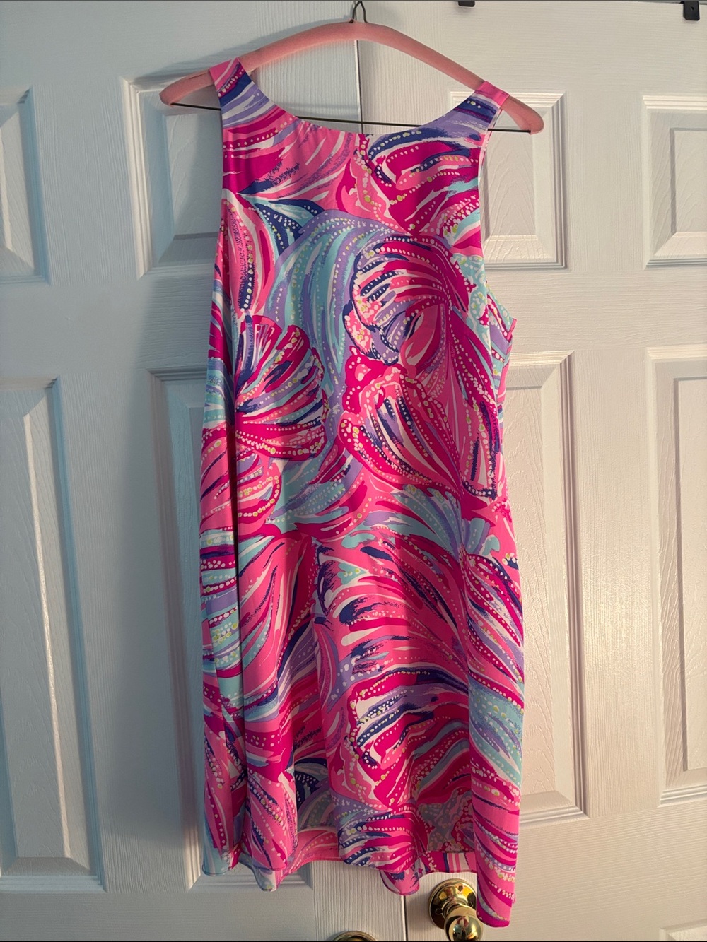 Lilly Pulitzer Hot Pink & Purple Floral Dress